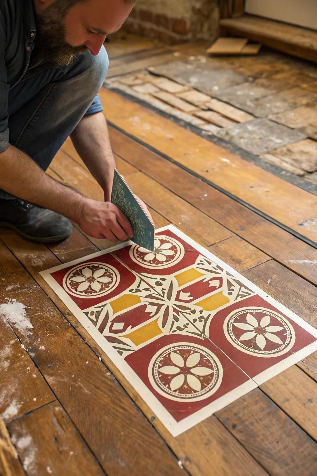 Transform your space effortlessly with stylish vinyl peel & stick tile decals.