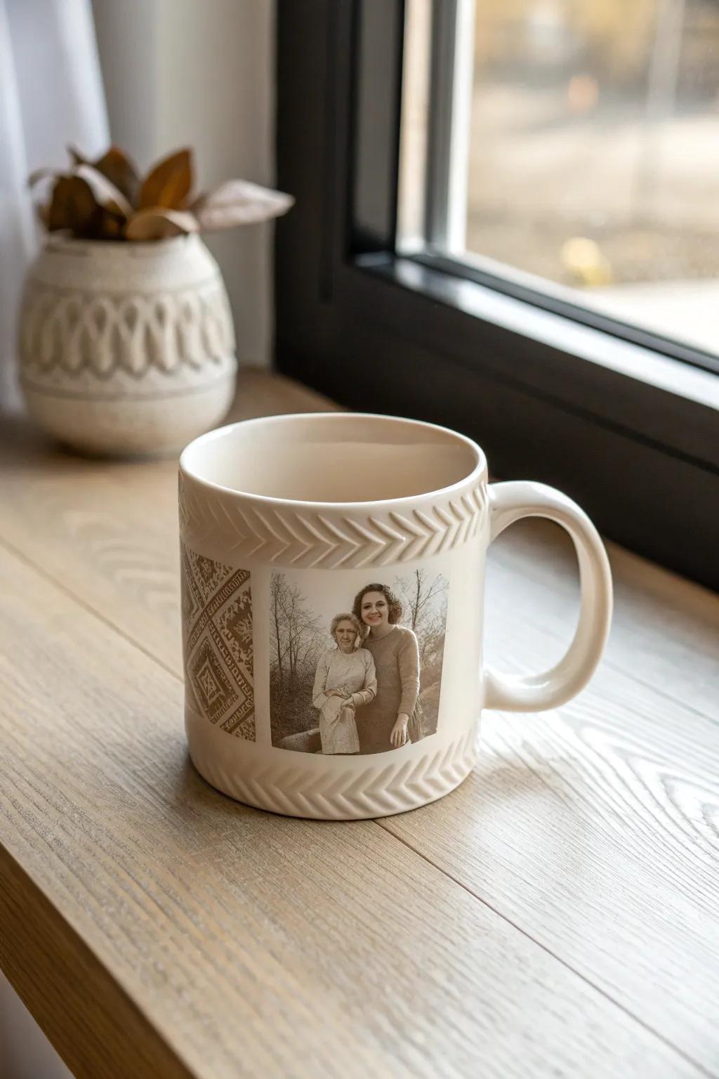 Sip warm memories with every cup—your family, your moments, your mug.