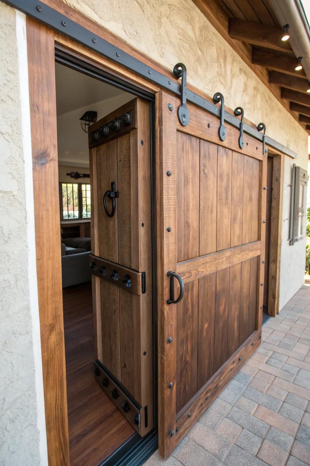 Maximize your space with this ingenious door storage solution for pipe clamps.