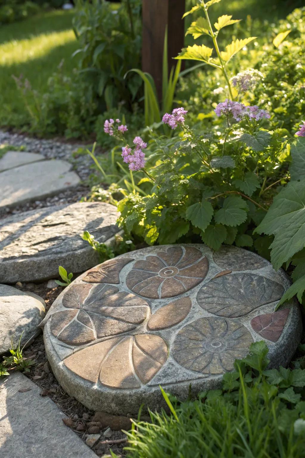 Elevate your garden path with handcrafted granite stepping stones, where nature meets artistry.