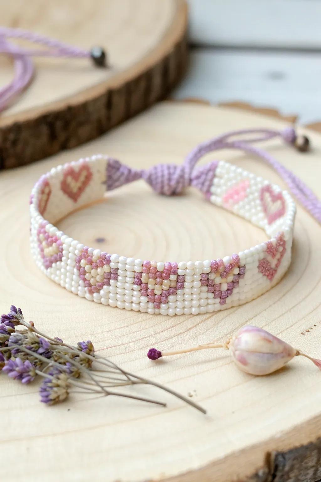 A love-infused bracelet, crafted with care and simplicity, perfect for the minimalist heart.