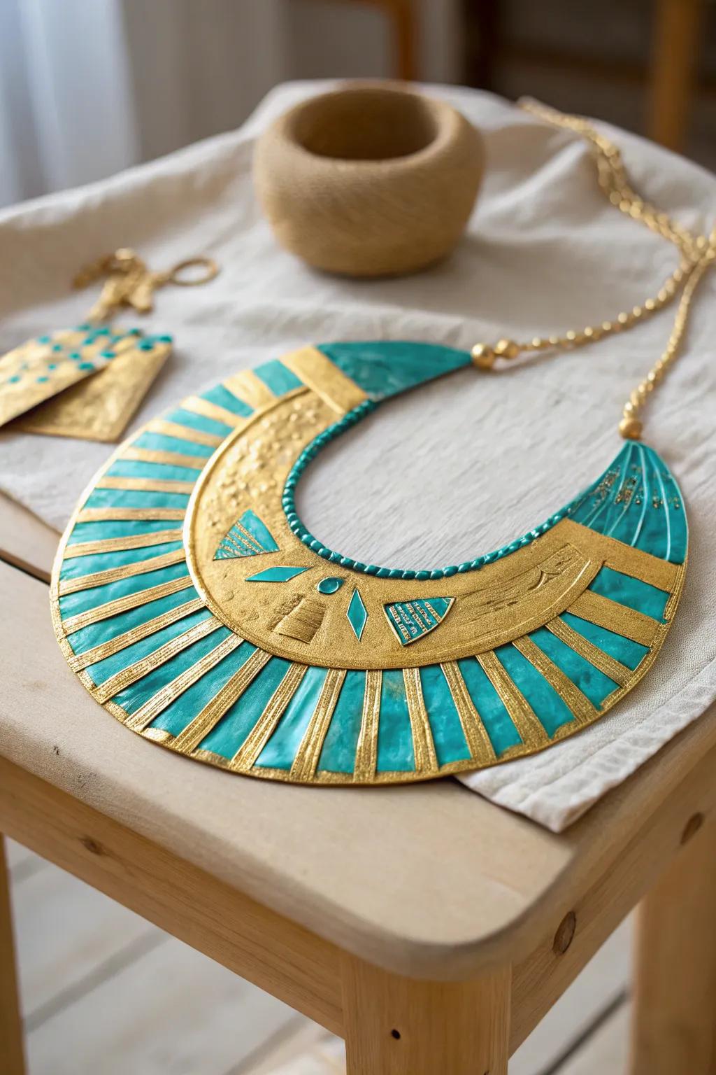 Transform simplicity into elegance with a DIY Pharaoh's Necklace – where ancient allure meets modern minimalism.