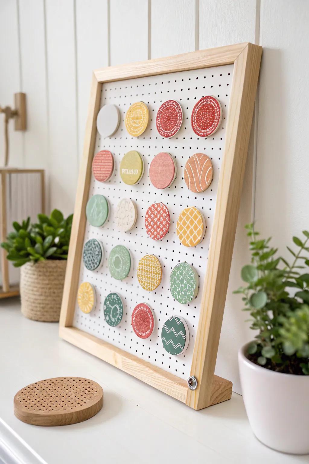 Unfold a whimsical tale with every punch in this elegantly designed interactive story board.