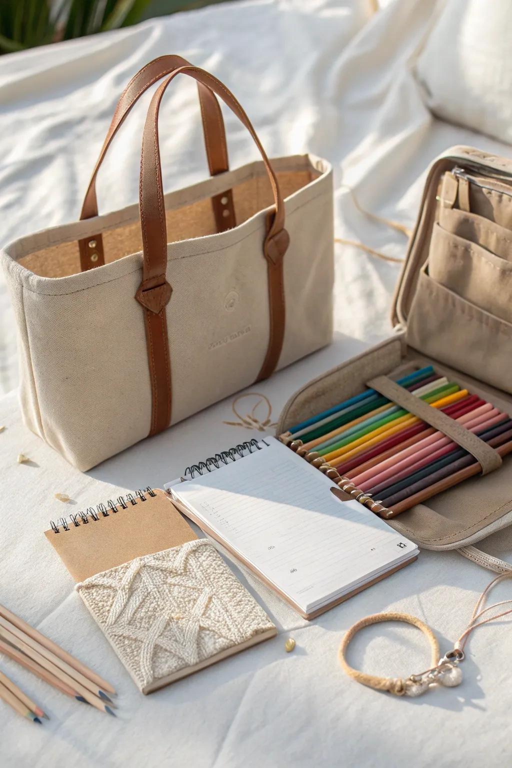 Unleash your creativity anywhere with this chic portable coloring kit – perfect for the modern artist on-the-go.