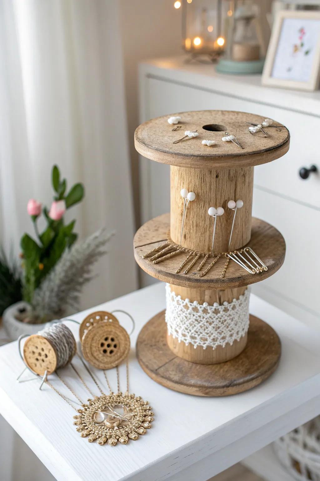 Transform vintage charm into practical elegance with this DIY hair clip holder.