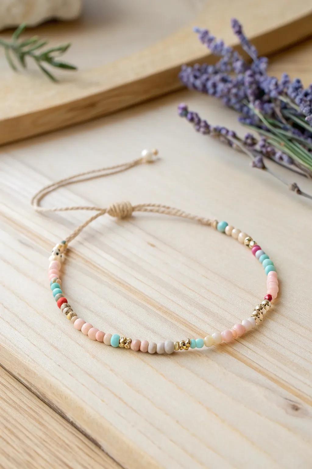 Celebrate your bonds with delicate beaded friendship bracelets, where simplicity meets natural beauty.