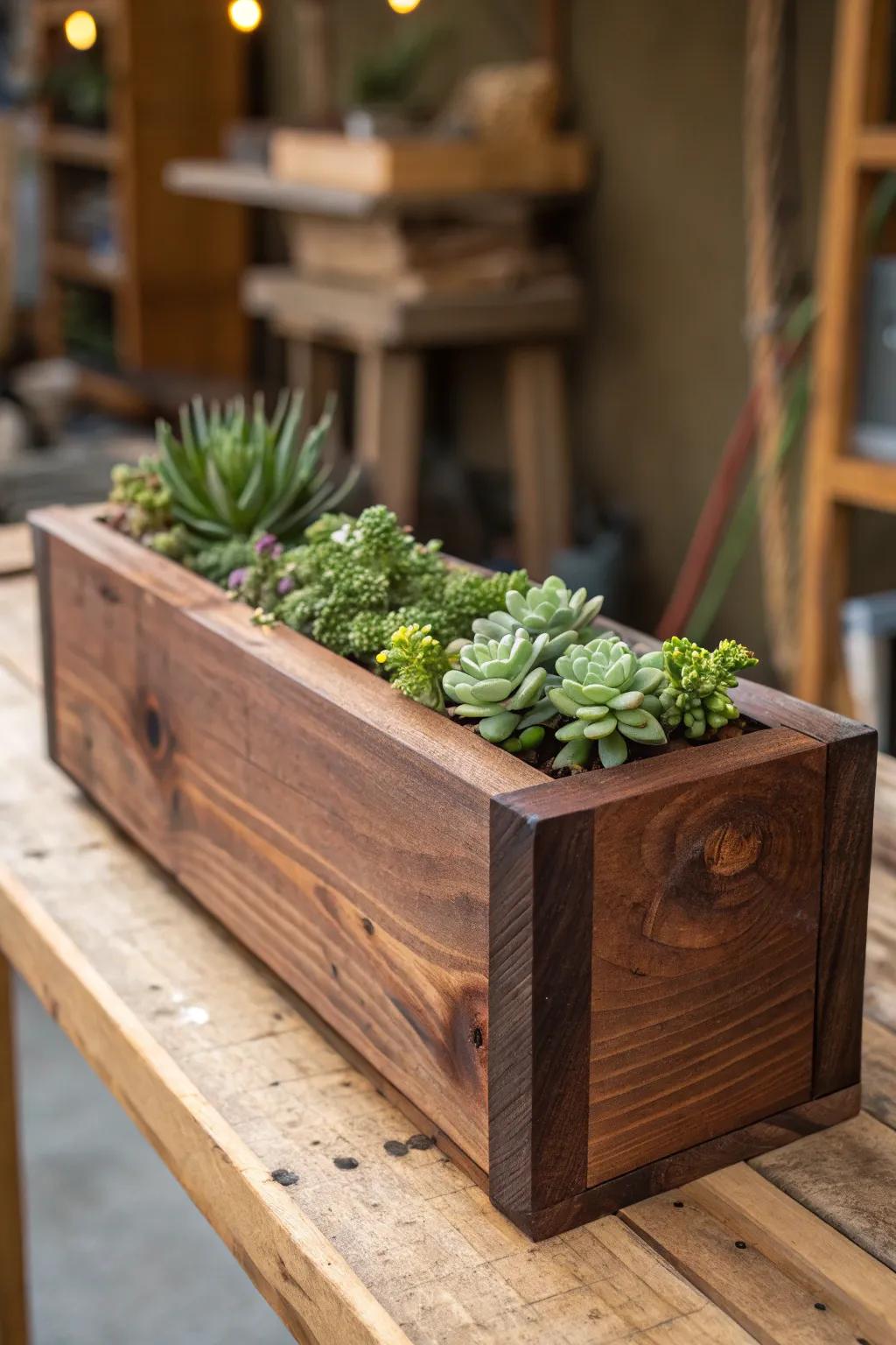 Elevate your space with handcrafted wooden planter boxes—where craftsmanship meets nature.
