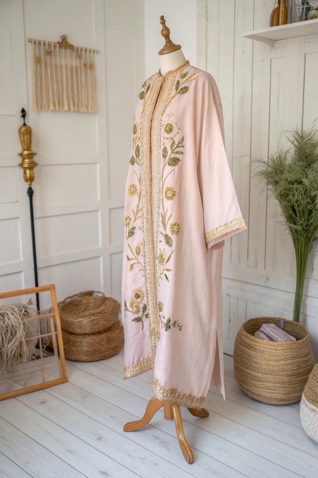 Elevate your queen costume with enchanting embroidery that speaks of timeless elegance.