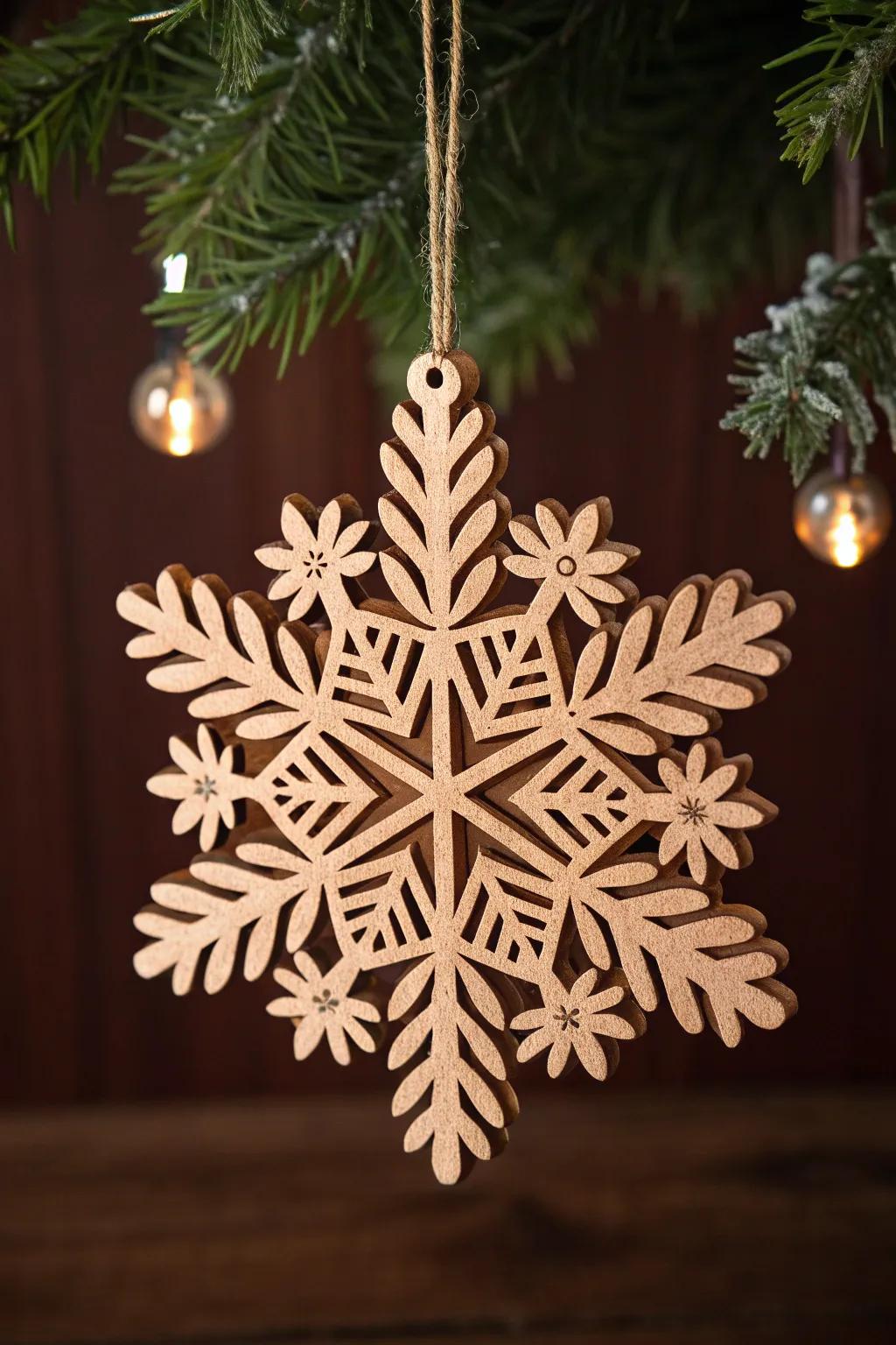 Elevate your holiday decor with handcrafted wooden ornaments.