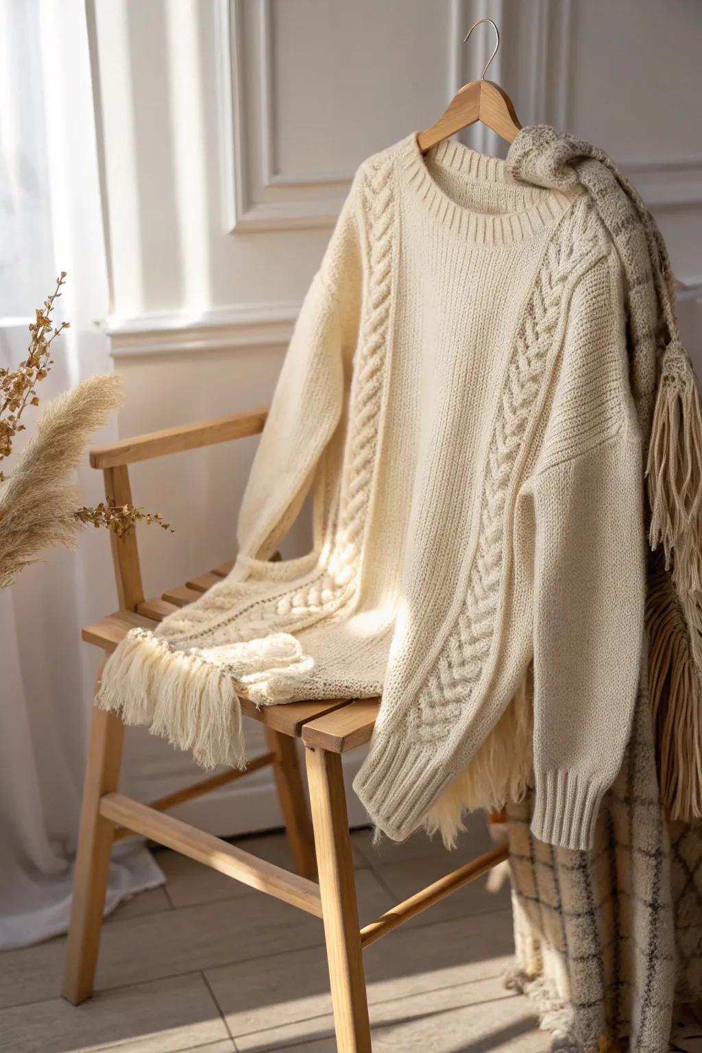 Celebrate every day with playful fringes – where cozy meets chic simplicity.