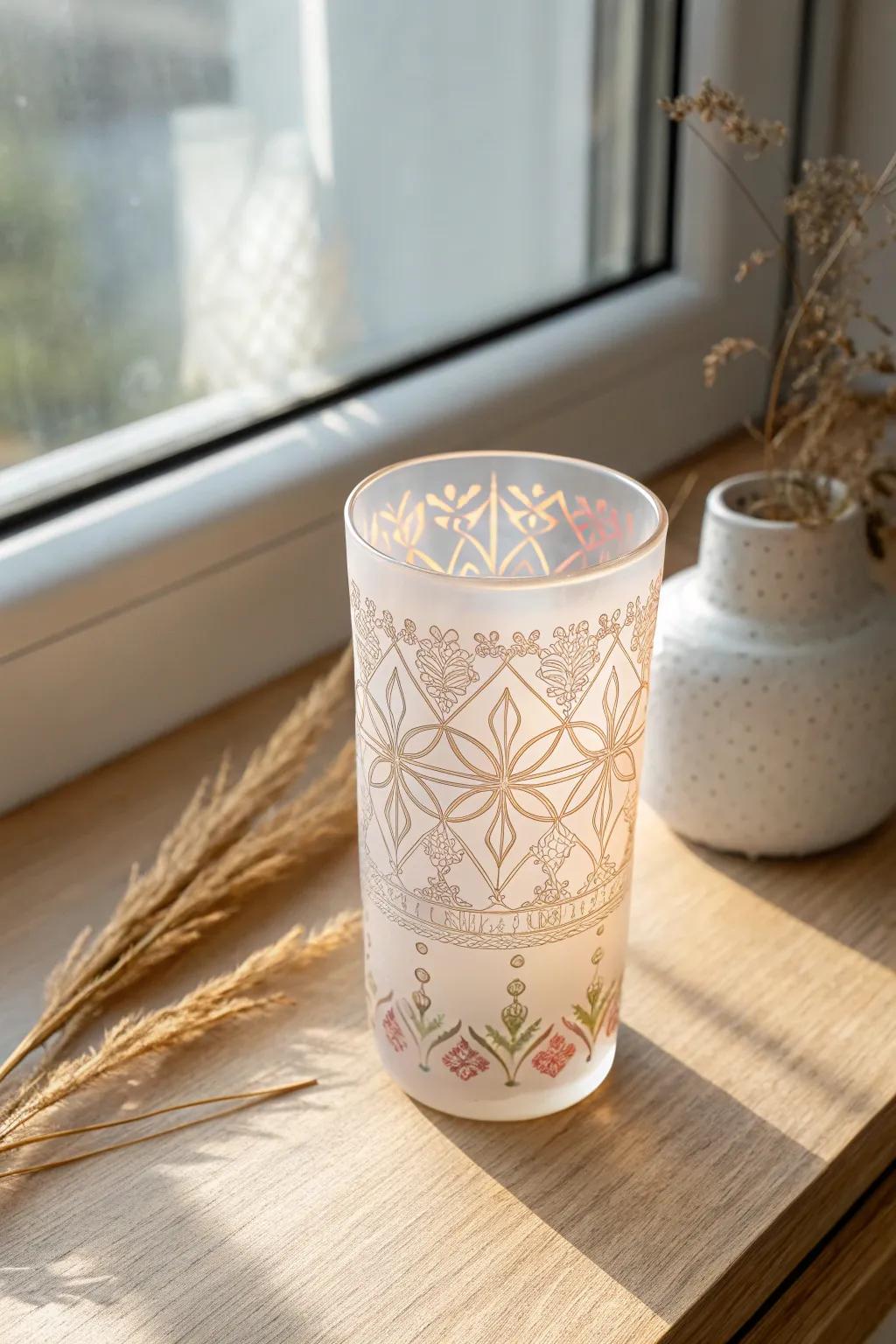Enhance your gatherings with the understated elegance of sublimated frosted tumblers.