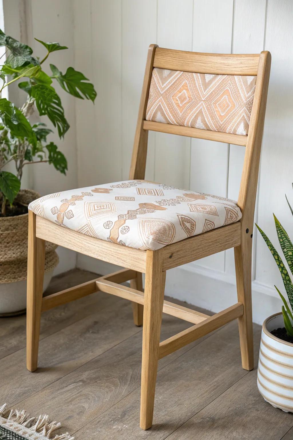 Revitalize your space with upcycled elegance: a perfect blend of Scandinavian and Boho charm.
