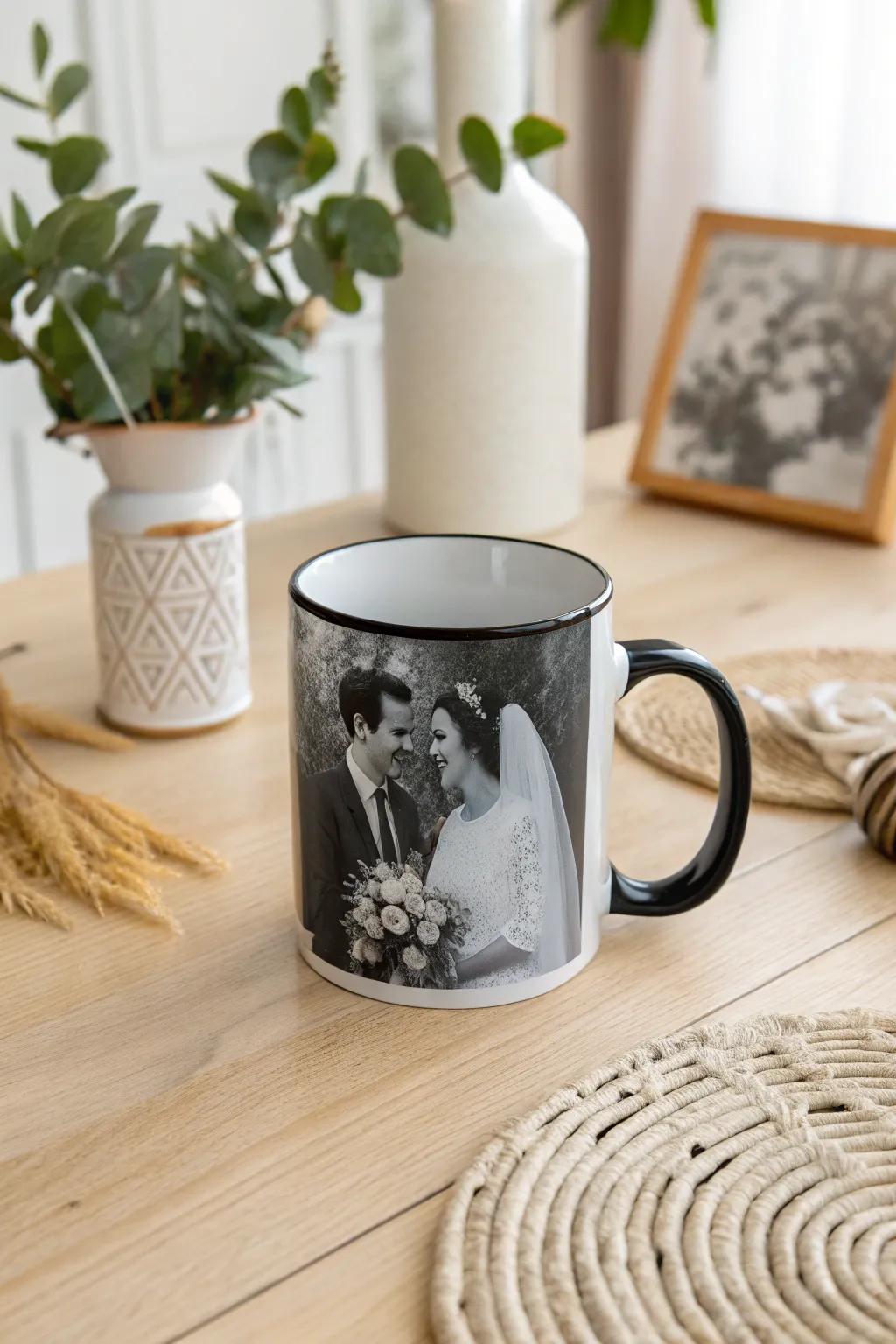 Sip nostalgia with every cup - a timeless vintage mug design that captures cherished memories.