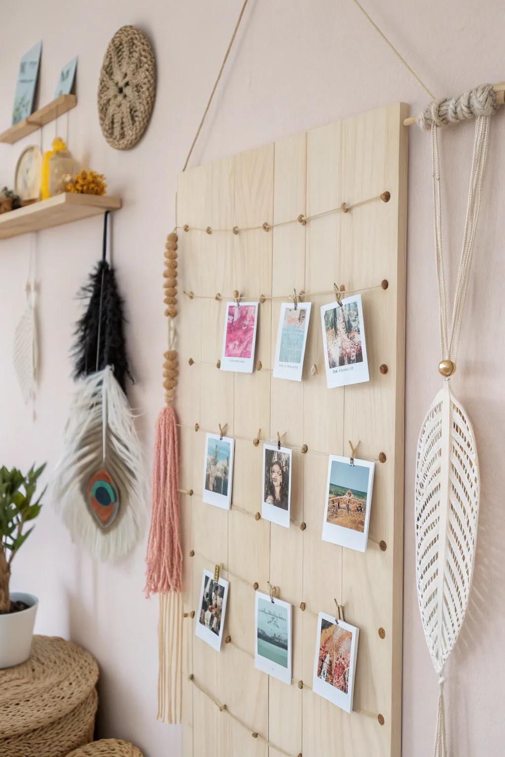 Transform your memories into art with a dynamic photo wall that evolves with each new moment.