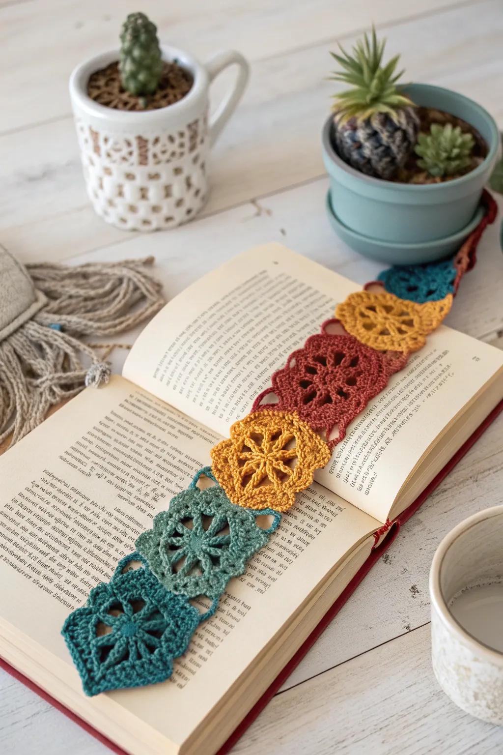 Mark your favorite pages with a touch of handmade elegance. #CrochetBookmarks #MinimalistCrafts