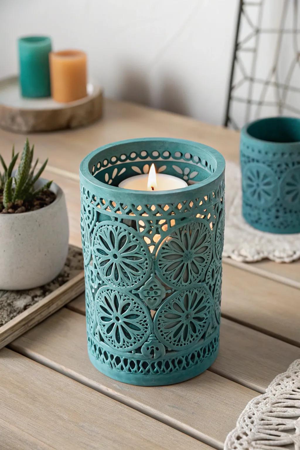 Illuminate your space with the elegance of handcrafted Sculpey candle holders, where simplicity meets artistry.