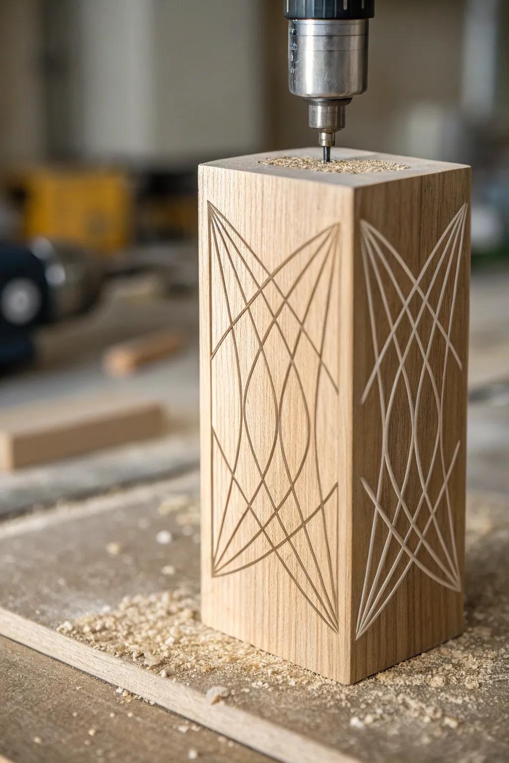 Transform simplicity into elegance with minimalist line carvings. Discover the art of creating modern beauty with just a few strokes.