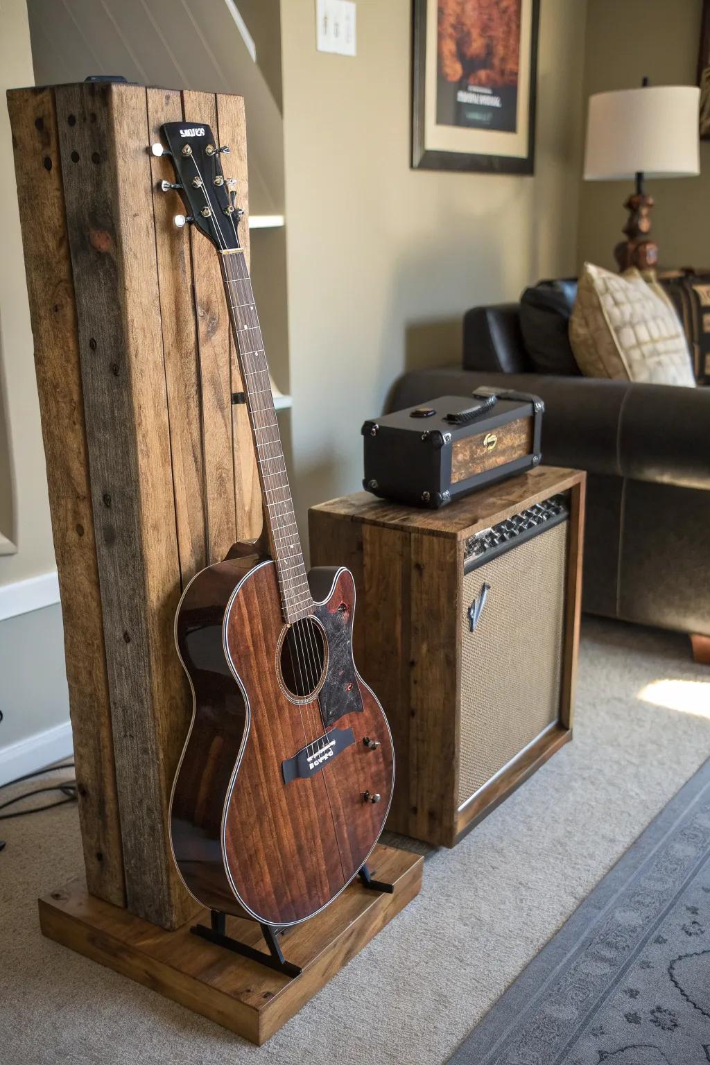 Elevate your music space with a stand that speaks of history and craftsmanship.