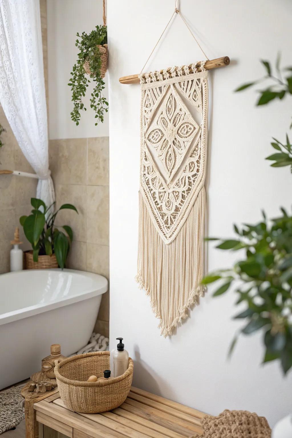 Elevate your bathroom with handcrafted wall art that speaks to your style.