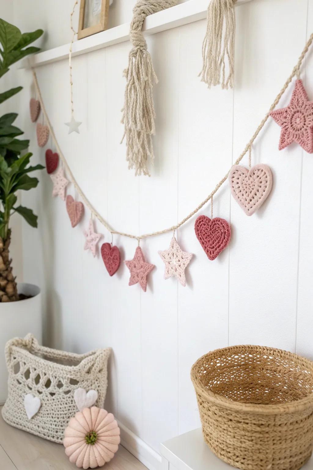 Add a touch of handmade charm to your celebrations with a crochet garland that blends Scandinavian simplicity and boho warmth.