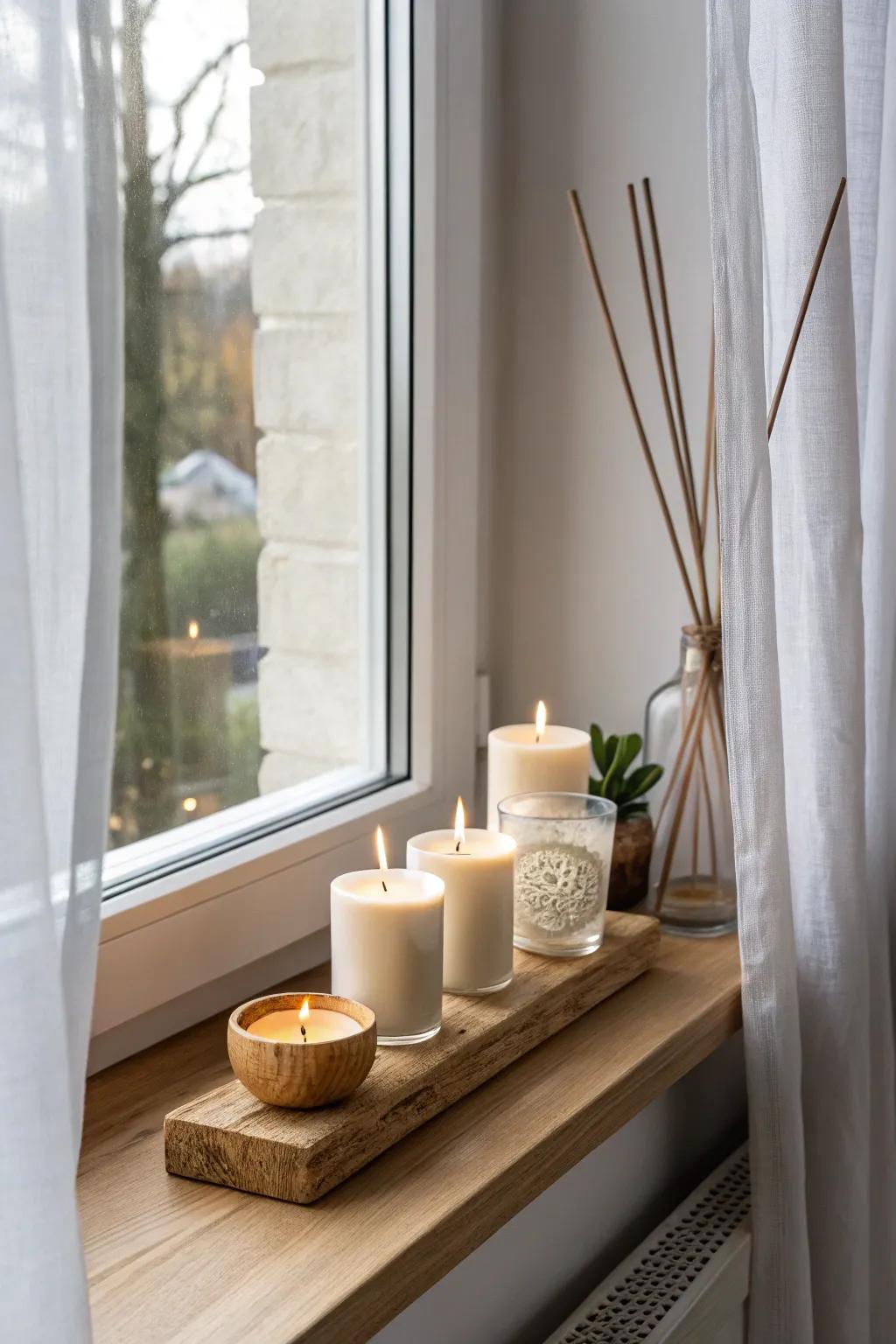 Transform your space into a fragrant haven with minimalist charm and natural beauty.