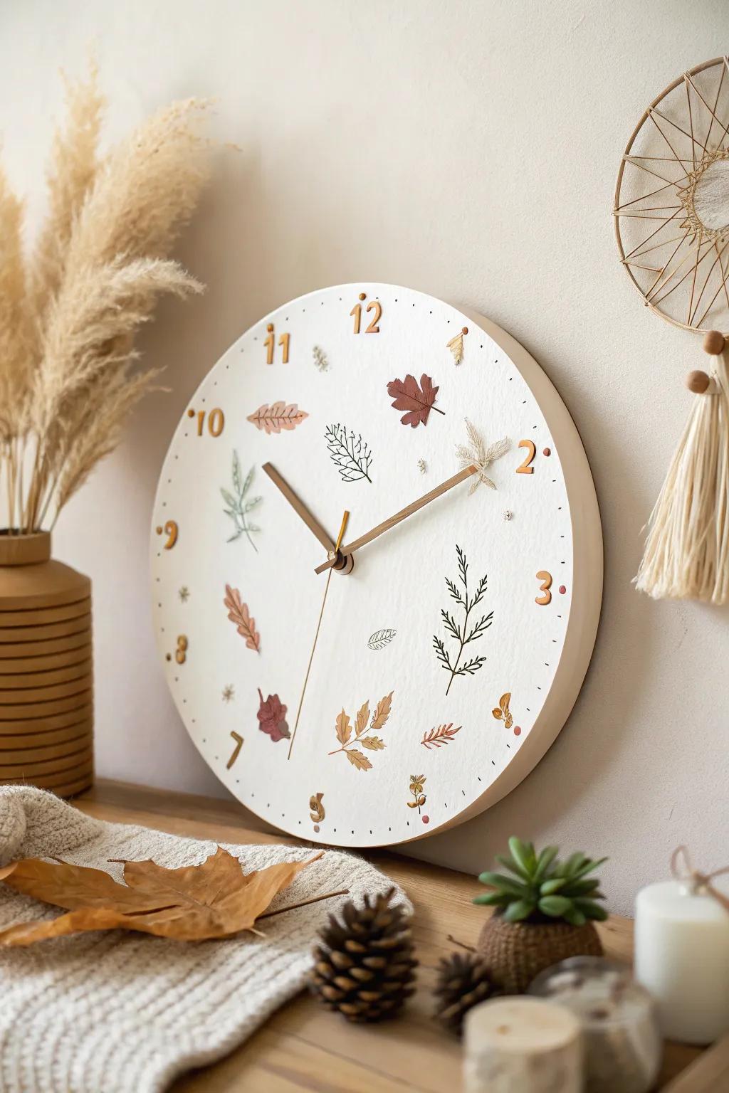 Embrace the seasons with a clock that transforms your space. 🍂🕰️ #SeasonalSwitch #ScandinavianDesign