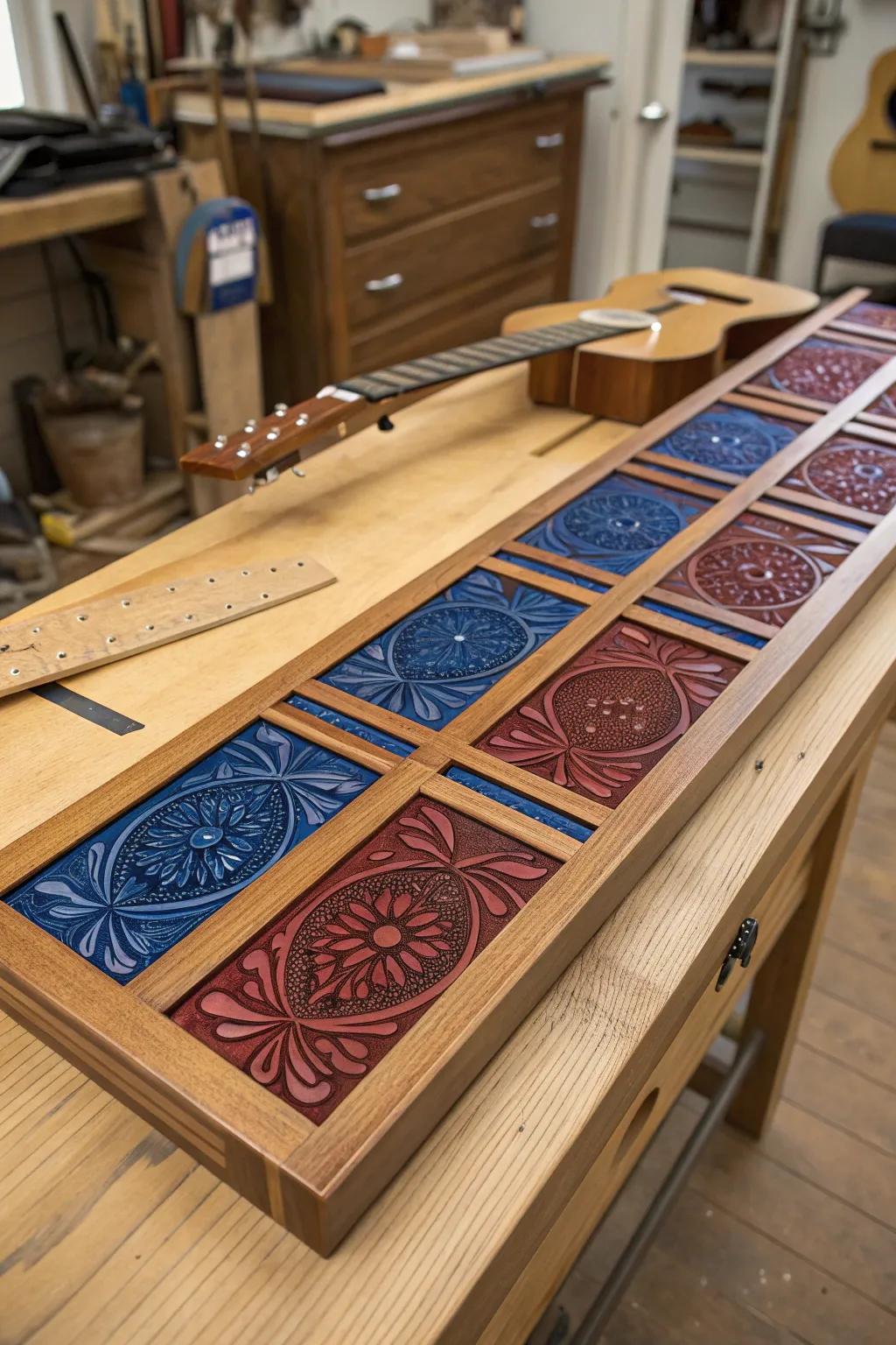 Elevate your workspace with artistic side panels: where craftsmanship meets creativity.