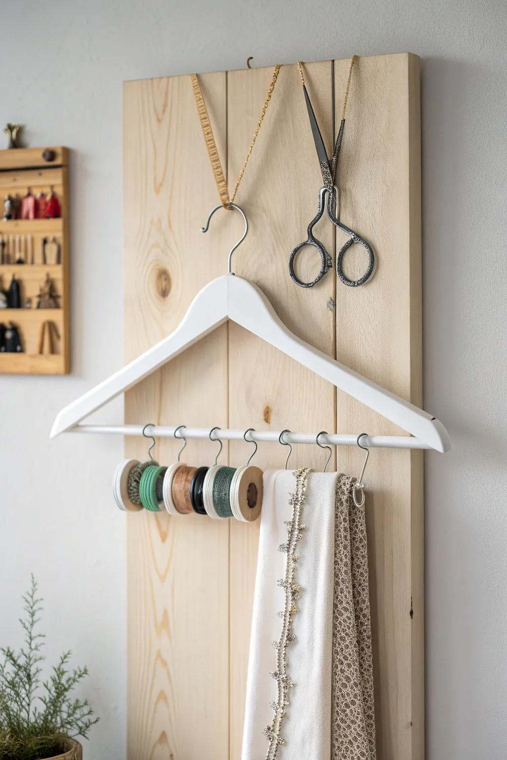 Transform your workspace with this chic DIY craft organizer, blending minimalist design with creative functionality.