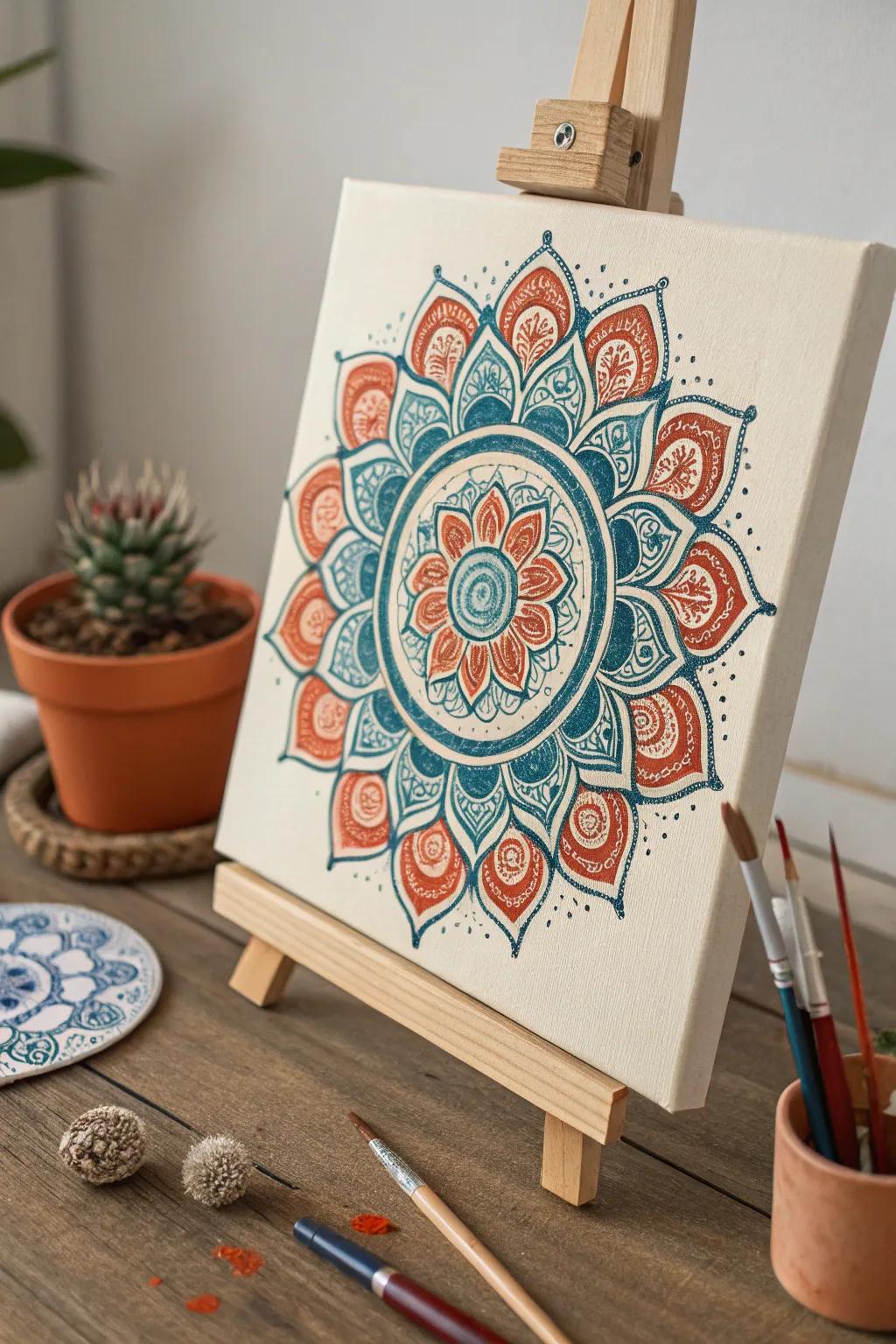 Discover the art of modern mandalas: where tradition meets vibrant contemporary flair!