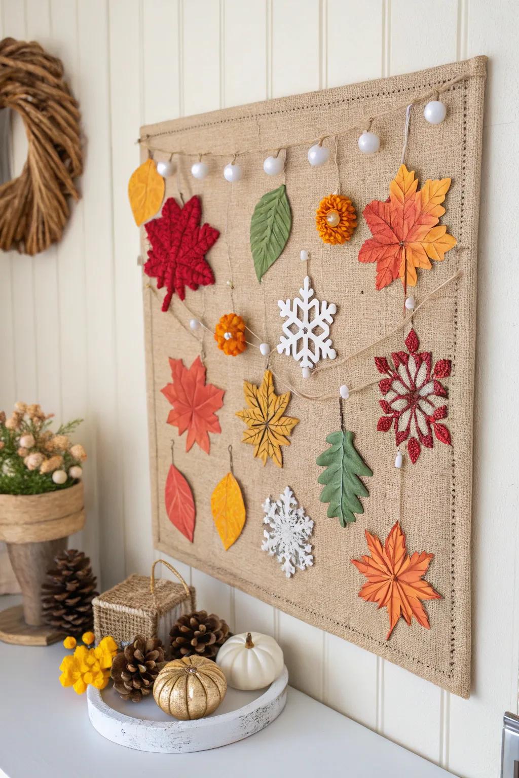 Celebrate every season with a burlap board that's as festive as it is stylish!