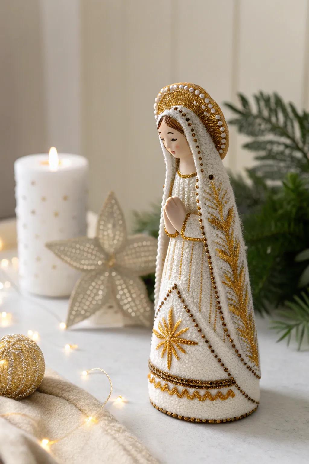 Embrace the holiday spirit with a touch of gold and tradition.