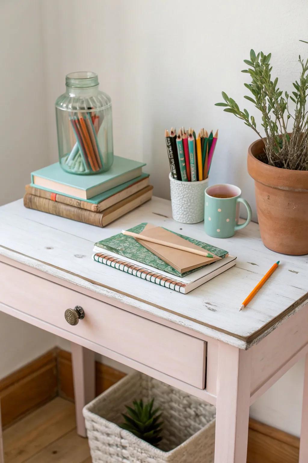 Transform your creativity with a charming DIY art table that inspires endless imagination.
