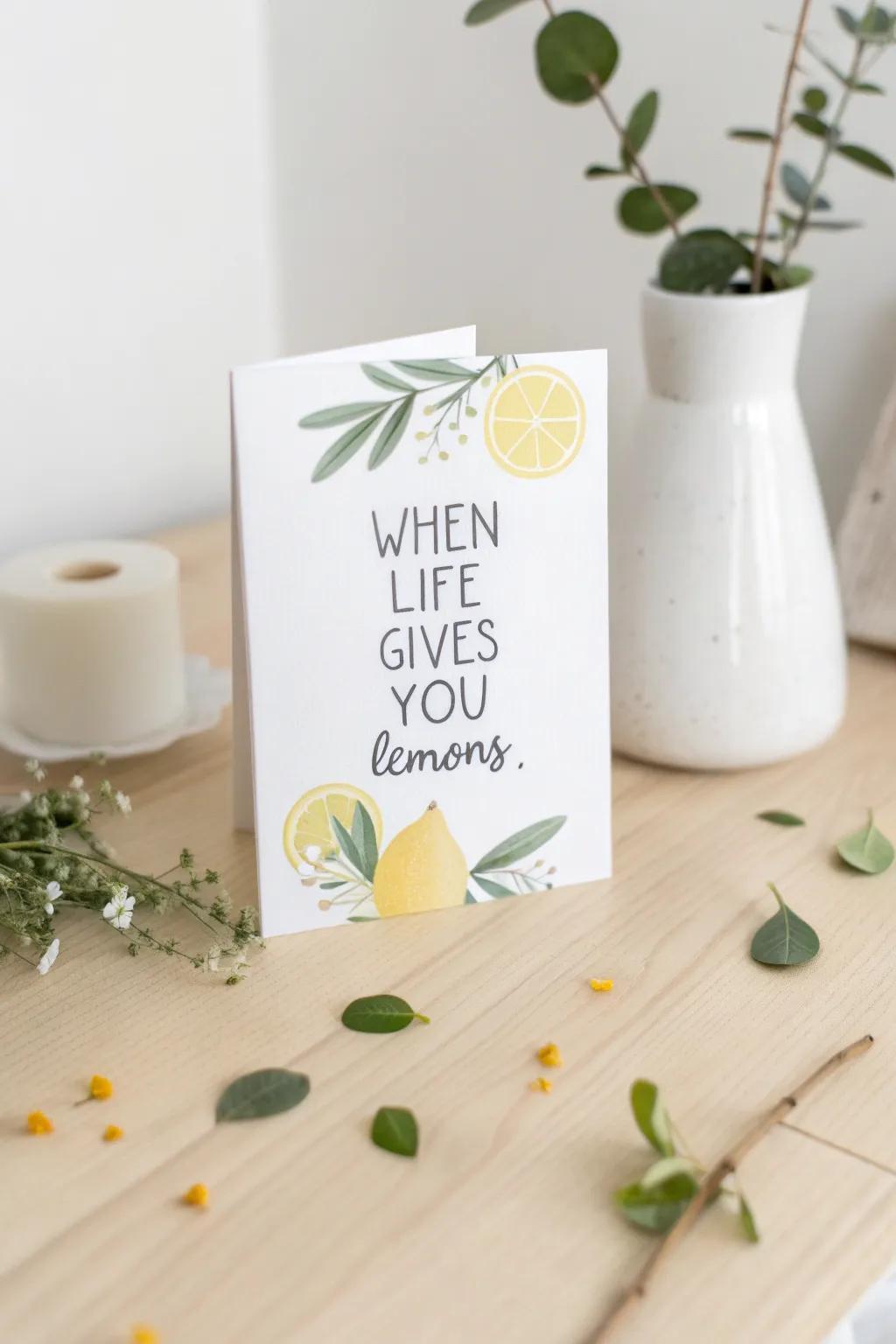 Brighten your day with a touch of zest! 🍋 #LemonFresh #ScandiBoho #Positivity