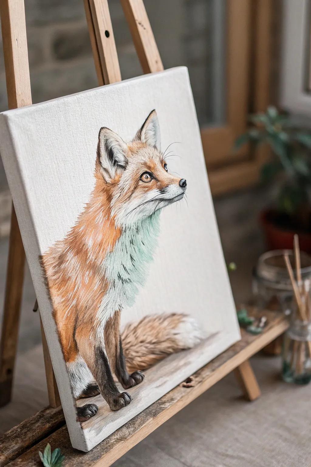 Add a splash of whimsy to your walls with charming animal portraits!