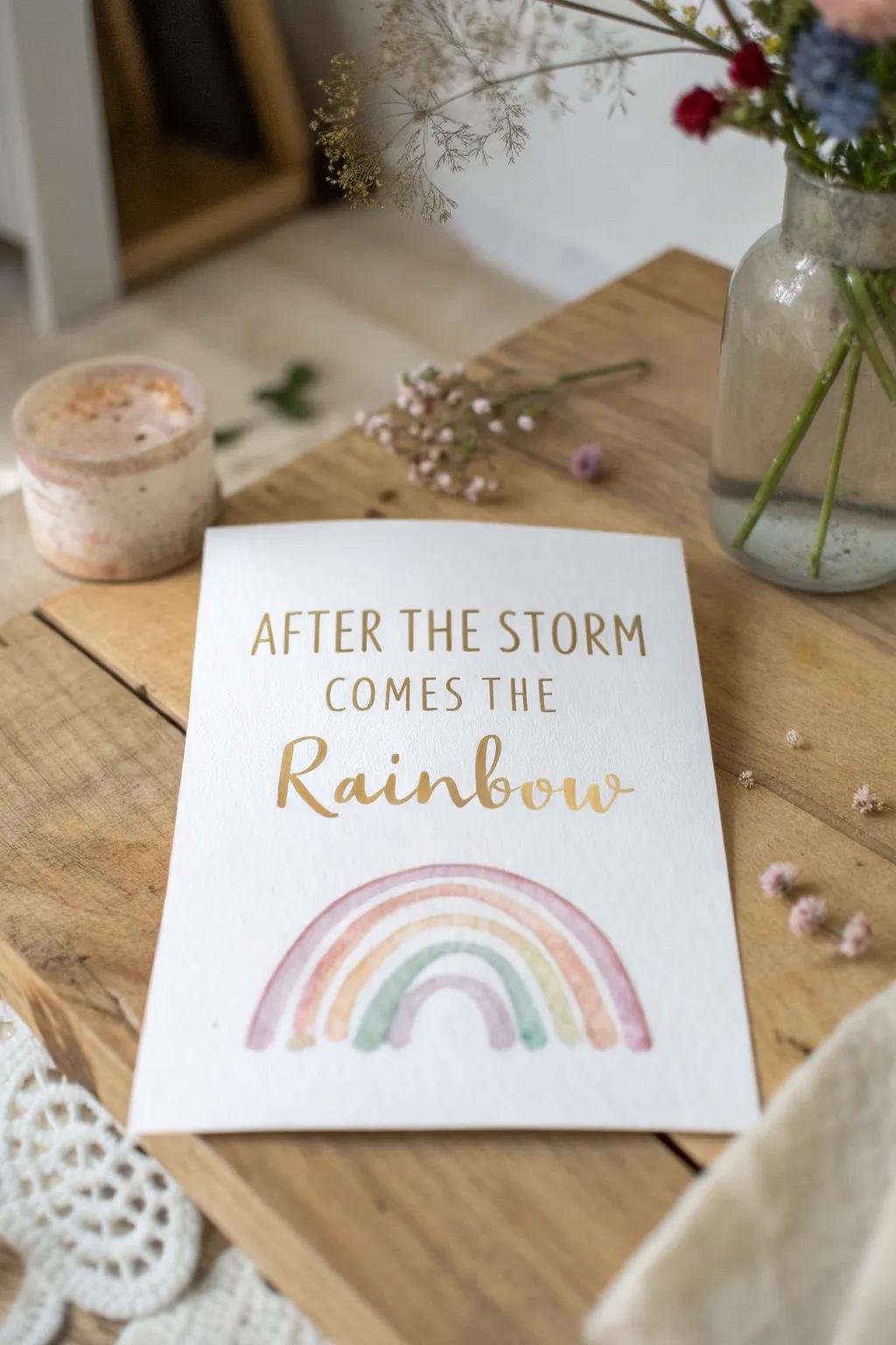 Embrace brighter days with a handcrafted touch 🌈✨