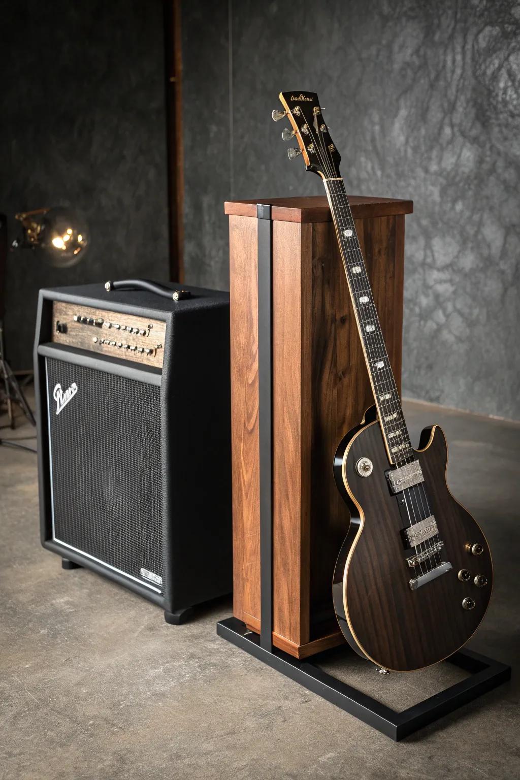 Elevate your sound with the perfect blend of metal and wood craftsmanship.