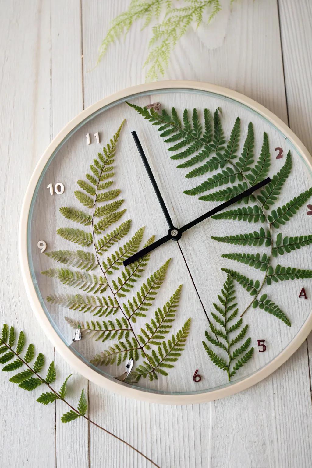 Embrace nature's elegance with this minimalist clock design, where simplicity meets natural beauty.