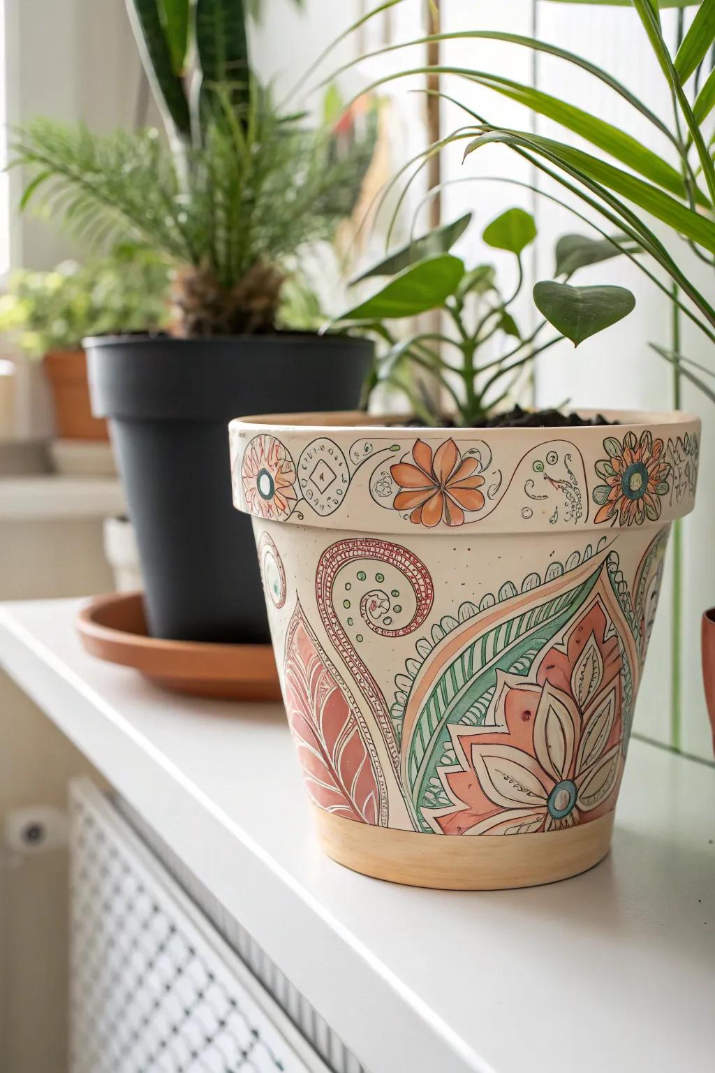 Elevate your garden with artful plant pots: a touch of boho charm meets Scandinavian simplicity.