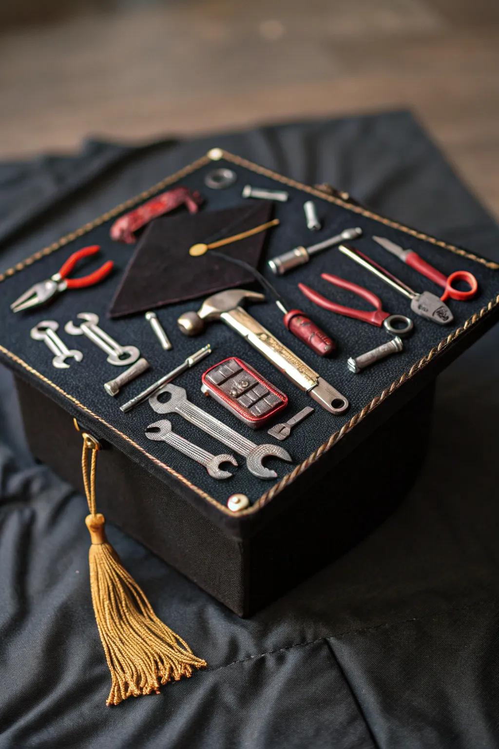 Craft your future with a cap that speaks to your passion for precision and repair.