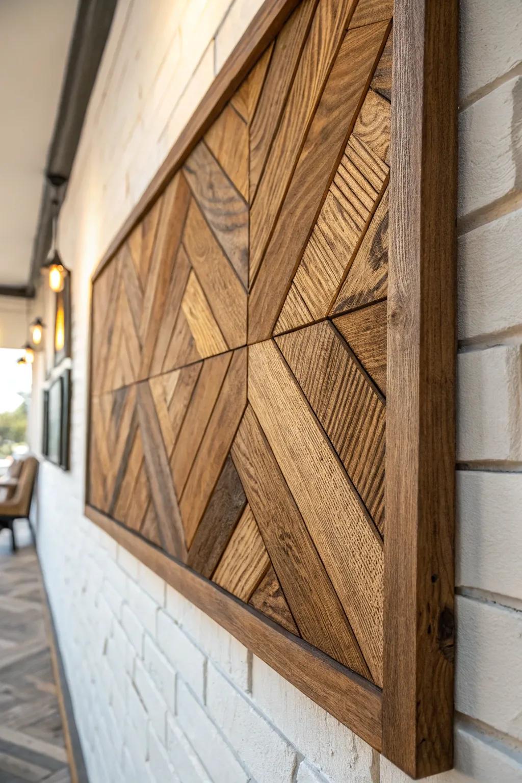 Transform your space with the art of leftover flooring: craftsmanship at its finest.