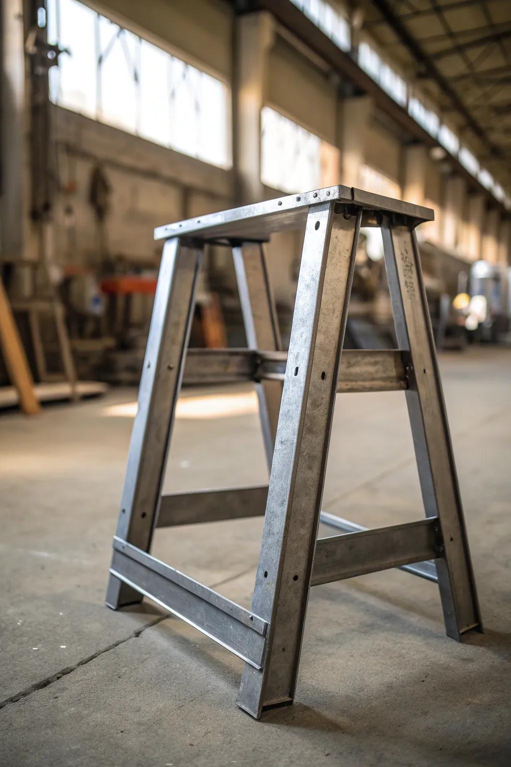 Unyielding Strength: The Metal Sawhorse for Your Heaviest Tasks