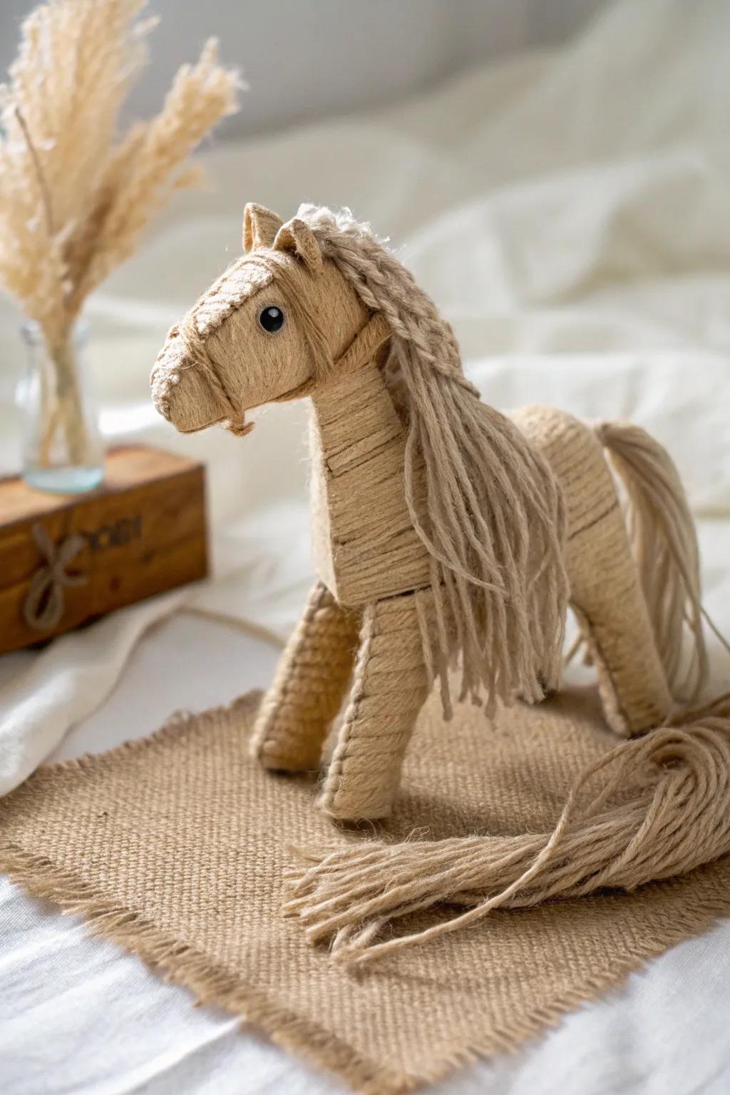 Craft your own charming equine friend with popsicle sticks and a touch of creativity. Perfect for storytelling and imaginative play!