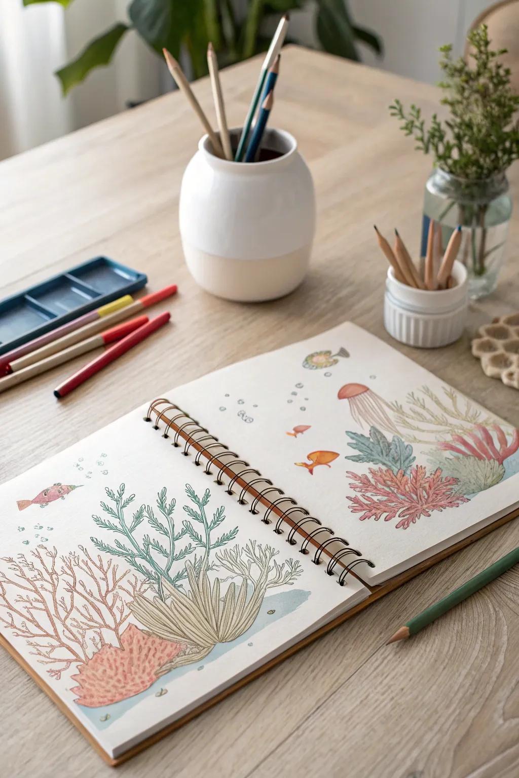 Dive into creativity with themed coloring adventures, where every stroke tells a story.