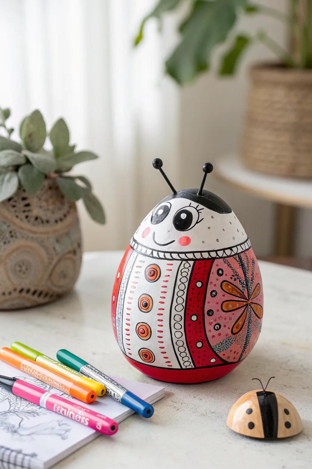 Bring a touch of whimsy to your decor with charming marker art characters!