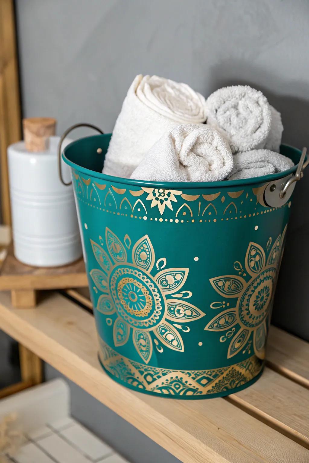 Transform your bathroom with a chic, eco-friendly storage solution that blends minimalist elegance with boho charm.