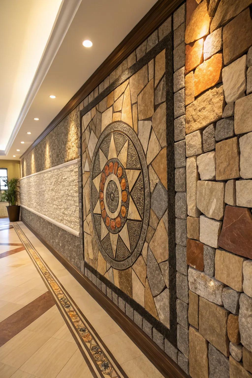 Transform your space with stunning granite wall art – a testament to timeless craftsmanship.