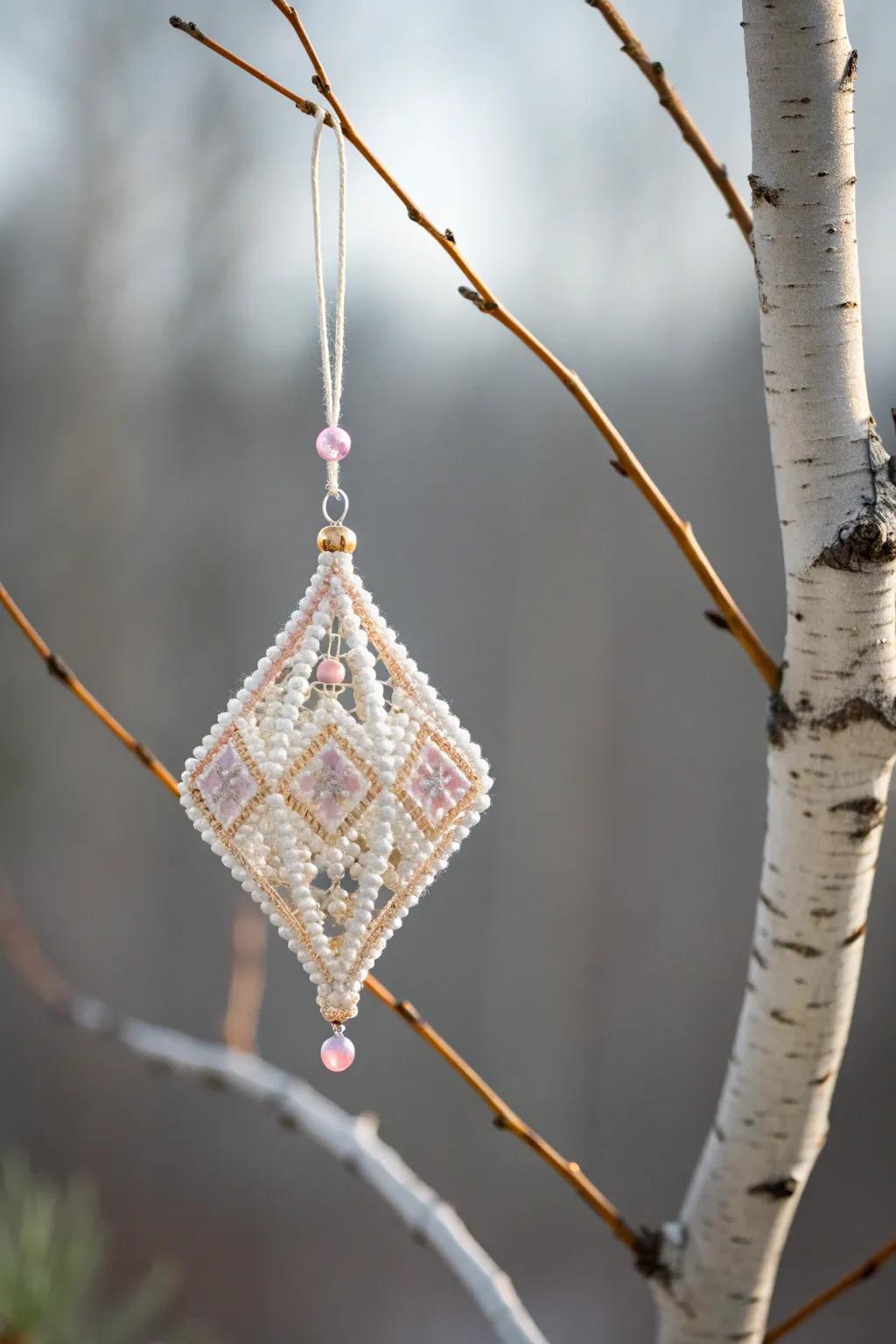 Add a touch of personalized elegance to your holiday decor with DIY beaded ornaments.