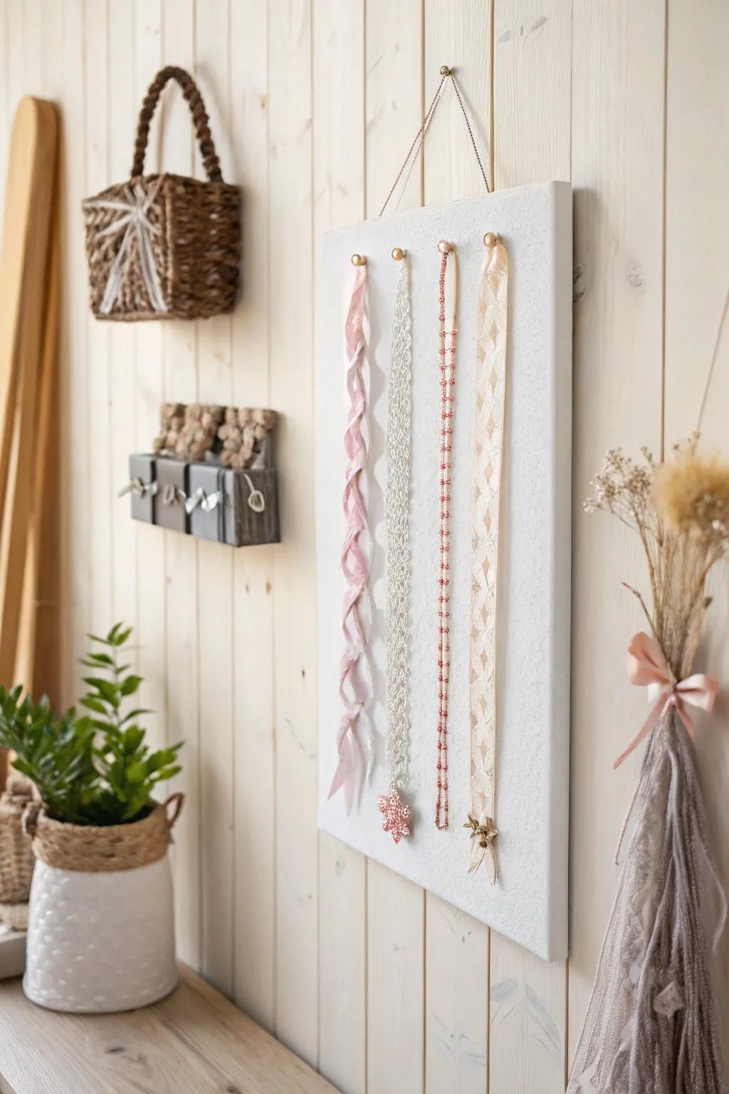Transform your hair clip collection into art with this chic DIY canvas holder—where functionality meets Scandinavian elegance.