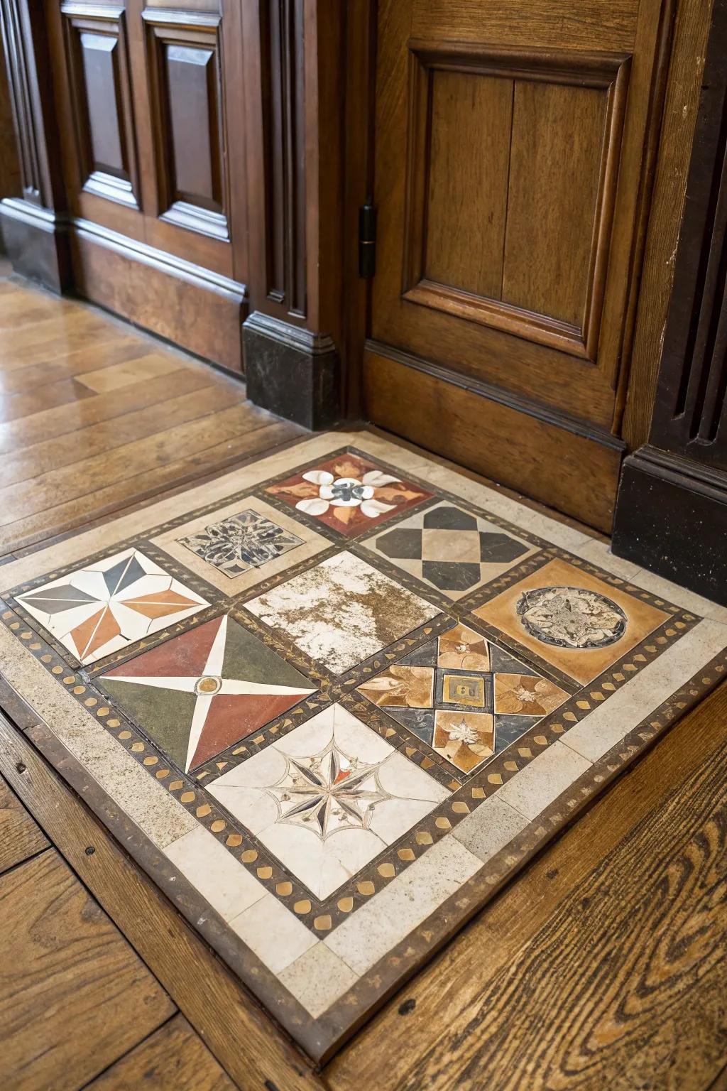 Elevate your space with a unique, sustainable tile crafted from repurposed materials. Every piece tells a story.