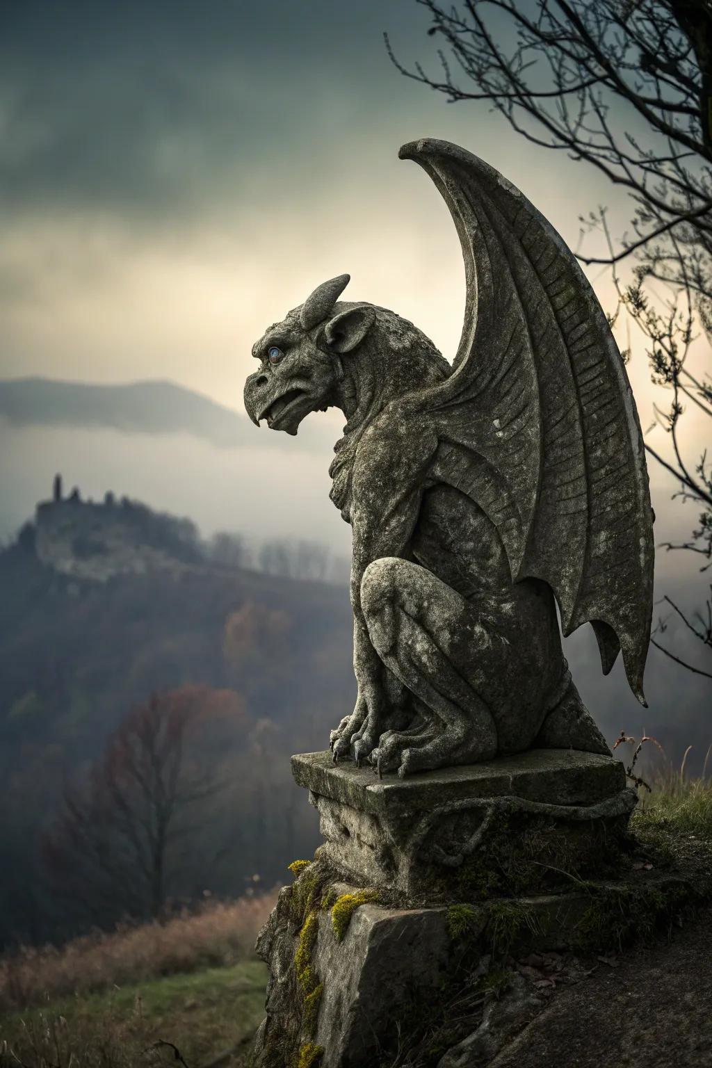 Transform your space with the timeless allure of gothic stone statues.